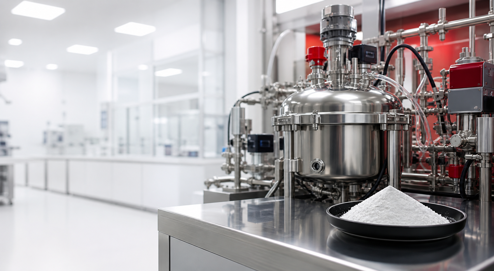 Illustrative nano-modified calcium carbonate material visual