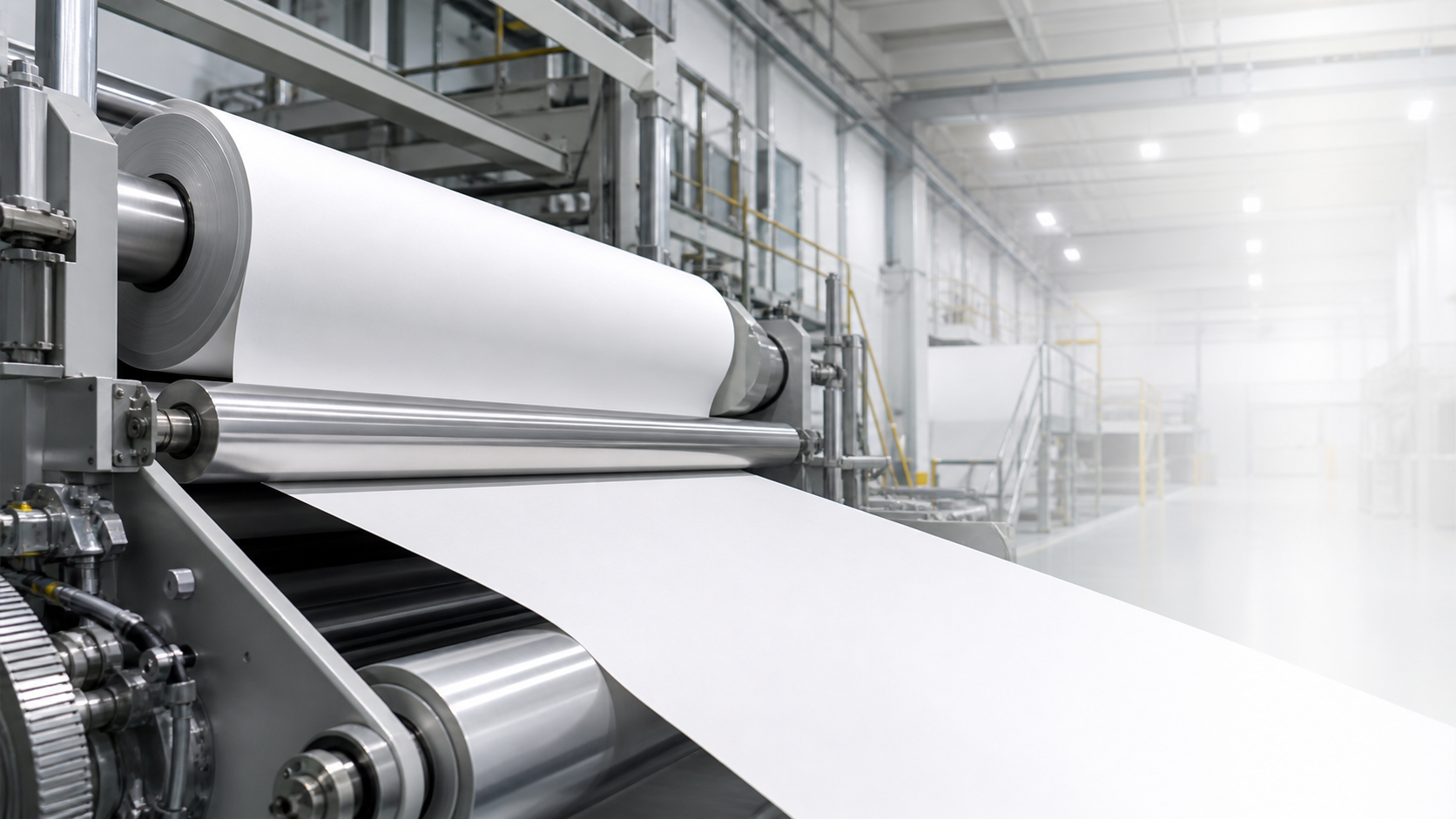Illustrative paper production line